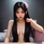 女性读者头像照片，短发干练形象